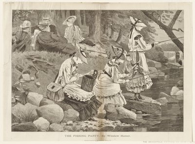 Towarzystwo wędkarskie autorstwa Winslow Homer