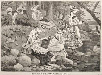 Połowów, 1869. autorstwa Winslow Homer