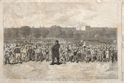 Czwarty lipca na Tompkins Square w Nowym Jorku - "Sogery nadchodzą" autorstwa Winslow Homer