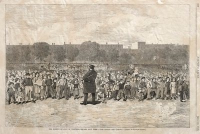 Czwarty lipca na Tompkins Square w Nowym Jorku - The Sogers Are Coming, 1868. autorstwa Winslow Homer