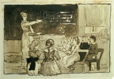 Lekcja muzyki autorstwa Winslow Homer