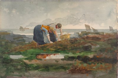 Zbieracze małż autorstwa Winslow Homer