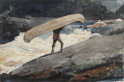Portage, 1897 (wc na papierze) autorstwa Winslow Homer