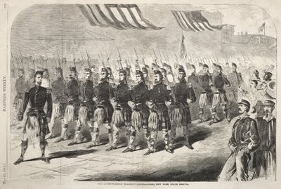 79. Pułk (Highlanders) Milicji Stanu Nowy Jork autorstwa Winslow Homer