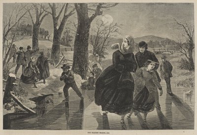 Sezon łyżwiarski autorstwa Winslow Homer