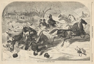 Sezon sań autorstwa Winslow Homer