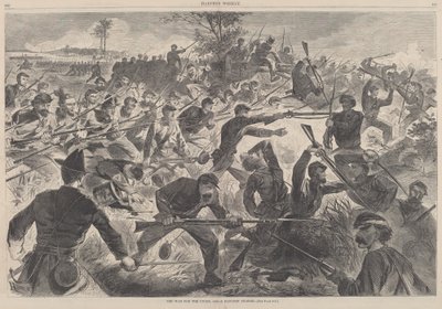 Wojna o Unię, 1862 - Szarża na bagnet, opublikowana 1862. autorstwa Winslow Homer