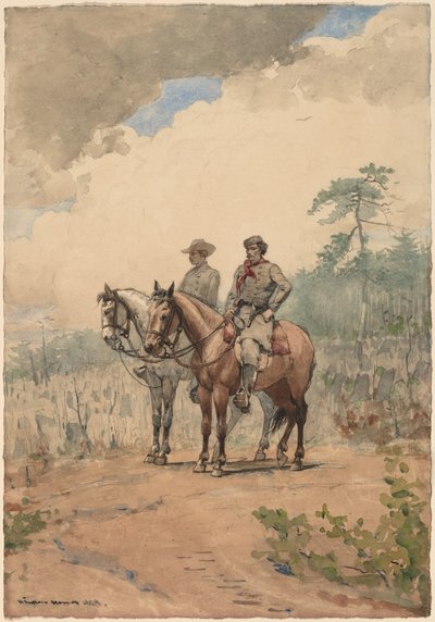 Dwóch harcerzy autorstwa Winslow Homer