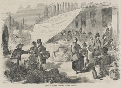 Zobacz w South Market Street w Bostonie autorstwa Winslow Homer