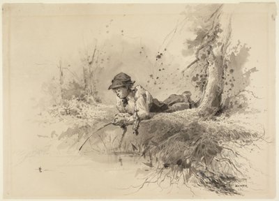 Czekanie na branie autorstwa Winslow Homer