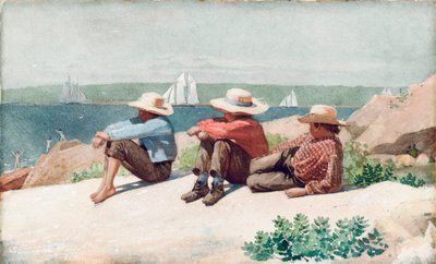 Oglądanie statków, Gloucester autorstwa Winslow Homer