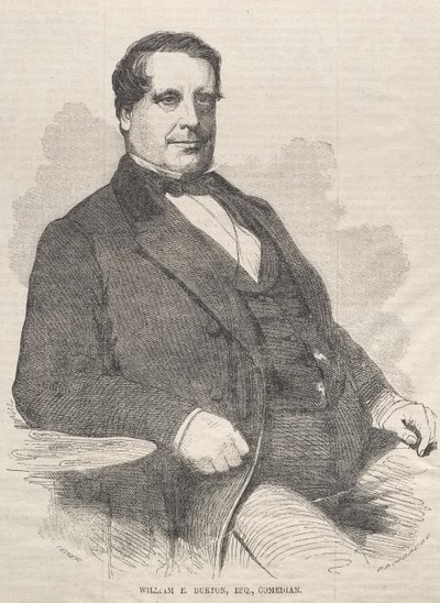 William E. Burton, adwokat, komik autorstwa Winslow Homer