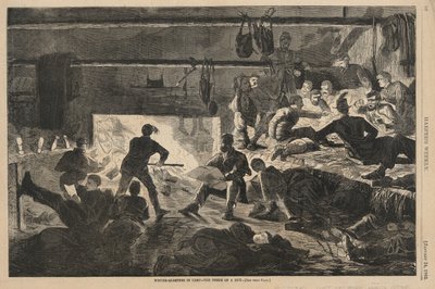 Kwatery zimowe w obozie autorstwa Winslow Homer
