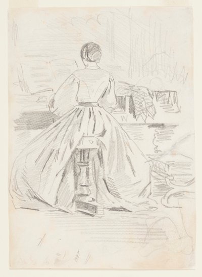 Kobieta przy fortepianie autorstwa Winslow Homer