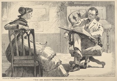"Jesteś naprawdę malownicza, moja miłości" autorstwa Winslow Homer