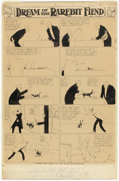 Sen rzadkiego demona autorstwa Winsor McCay