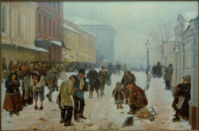 Schronienie nocne autorstwa Wladimir Jegorowitsch Makowski