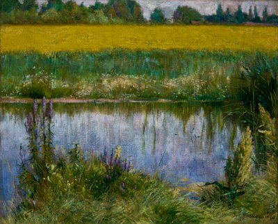 Pole Łubinu autorstwa Wladyslaw Podkowinski