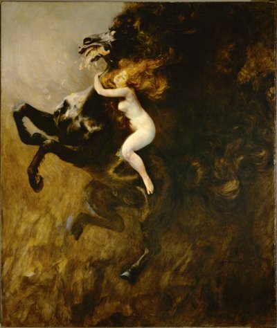 Szał (olej na płótnie) autorstwa Wladyslaw Podkowinski