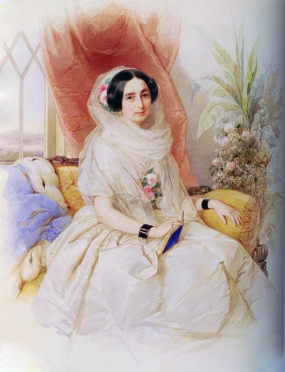 Maria Gonczarowa przez Hau autorstwa Woldemar Hau