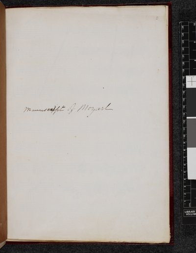 Adagio i fuga c-moll, K. 546, Add. 28996 autorstwa Wolfgang Amadeus Mozart