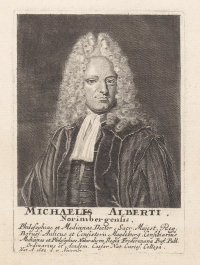 Portret Michaela Albertiego autorstwa Wolfgang Philipp Kilian