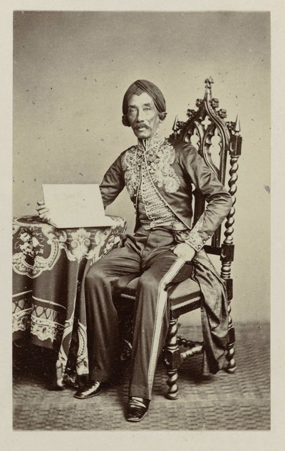 Malarz Raden Saleh autorstwa Woodbury and Page