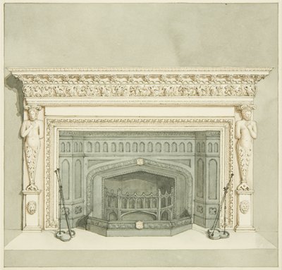 Chimneypiece dawniej w Creswick
