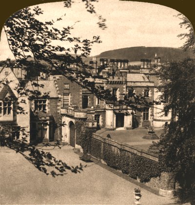Abbotsford, Dom Sir Waltera Scotta, Szkocja, 1896. autorstwa Works and Sun Sculpture Studios
