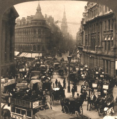 Cheapside, Londyn, 1896. autorstwa Works and Sun Sculpture Studios
