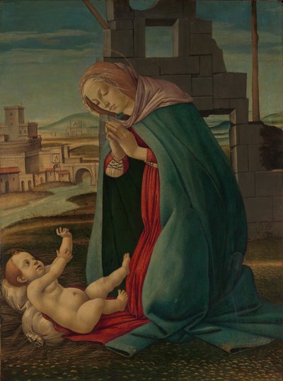 Narodzenia, koniec XV wieku. autorstwa Workshop of Botticelli