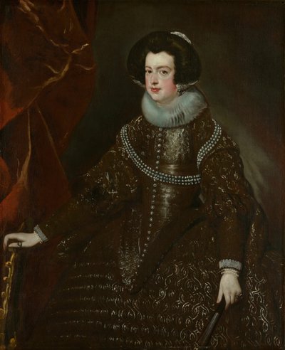 Izabela Burbońska, żona Filipa IV Hiszpanii, ok. 1930 r. 1632. autorstwa Workshop of Diego Velazquez