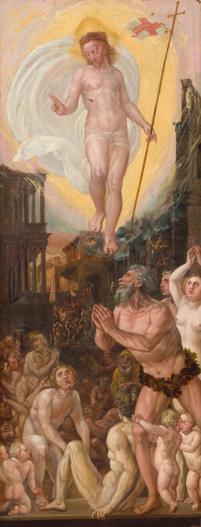 Chrystus w Otchłani, c. 15501575. autorstwa Workshop of Hans Mielich