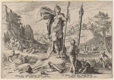 Wiek brązu autorstwa Workshop of Hendrick Goltzius, after Hendrick Goltzius