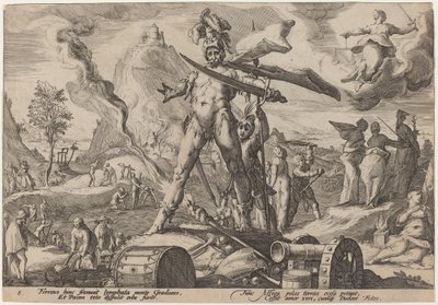 Wiek żelaza autorstwa Workshop of Hendrick Goltzius, after Hendrick Goltzius