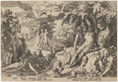 Złoty wiek autorstwa Workshop of Hendrick Goltzius, after Hendrick Goltzius