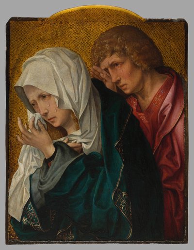 Dziewica i św. Jan Ewangelista, ok. godz. 1520 autorstwa Workshop of Jacob Cornelisz. van Oostsanen