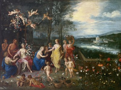 Alegoria wiosny autorstwa Workshop of Jan Brueghel the Elder
