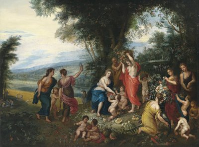 Alegoria lata autorstwa Workshop of Jan Brueghel the Elder