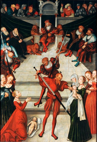 Niemiecki: Wyrok Salomona Wyrok Salomona autorstwa workshop of Lucas Cranach the Elder