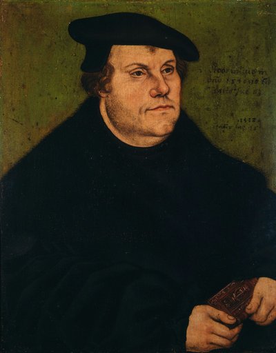 Marcin Luter autorstwa workshop of Lucas Cranach the Elder