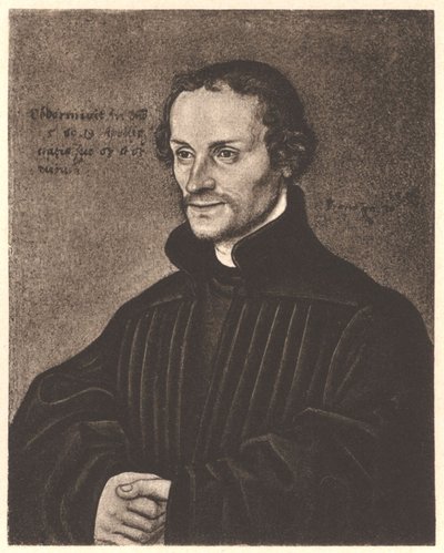 Filip Melanchton (1497-1560) autorstwa workshop of Lucas Cranach the Elder