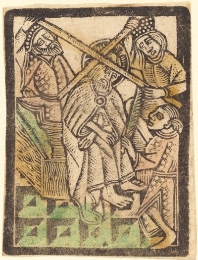 Chrystus ukoronowany cierniem autorstwa Workshop of Master of the Aachen Madonna