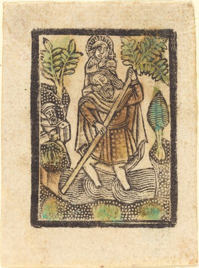 Święty Krzysztof autorstwa Workshop of Master of the Aachen Madonna