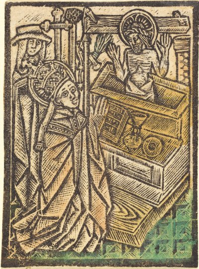Św. Grzegorz autorstwa Workshop of Master of the Aachen Madonna
