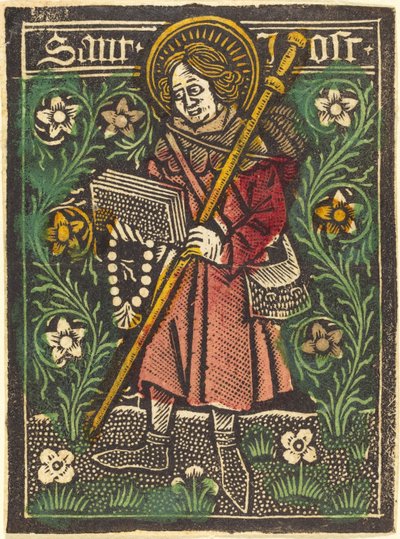 Święty Jost autorstwa Workshop of Master of the Aachen Madonna