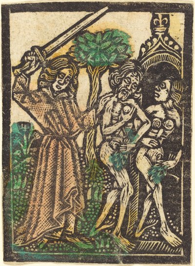 Wypędzenie z ogrodu Eden autorstwa Workshop of Master of the Aachen Madonna