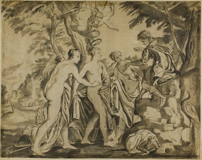 Wyrok Paryża autorstwa Workshop of Paolo Veronese