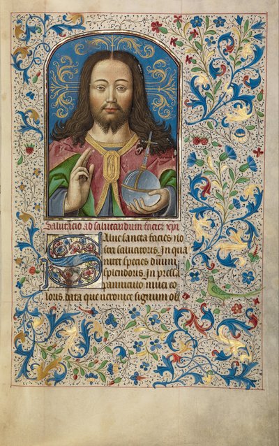 Zbawiciel Świata autorstwa Workshop of Willem Vrelant