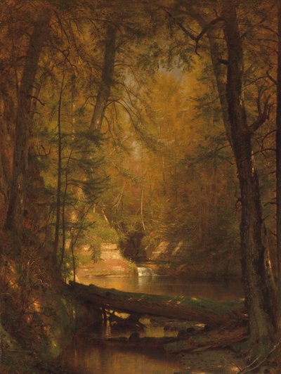 Basen pstrągowy, 1870. autorstwa Worthington Whittredge